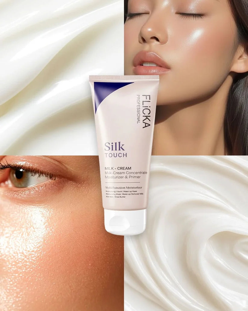 Flicka Silk Touch 3-in-1 Primer Moisturizer with SPF | Pore Blurring | Flicka Cosmetics